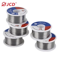 jcd soldering tin wire lead free 50g 0 6mm 0 8mm 1 0mm 1 2mm 1 5mm welding tin lead wire melt rosin core solder roll flux bga