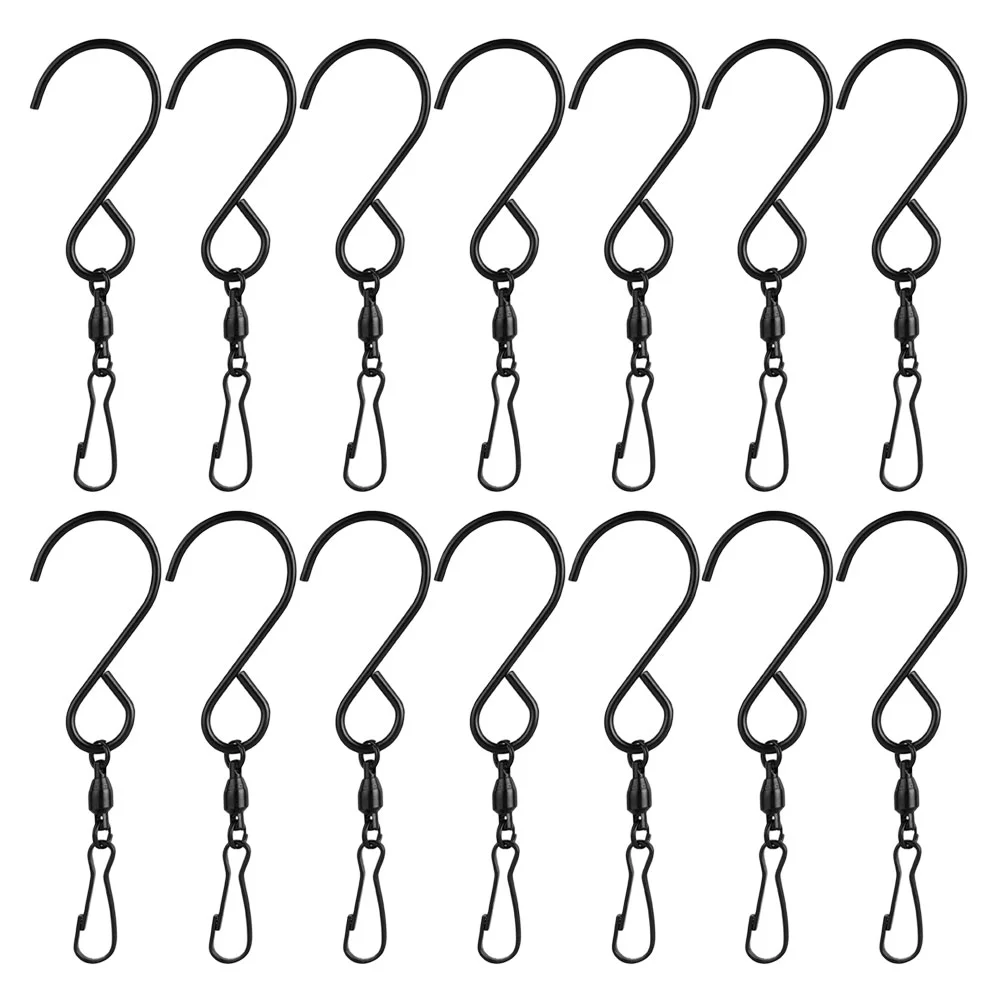 

Hooks Wind Swivel Hook Hanging Clips Clip Dual Rotating Chimes Crystalswivels Duty Feeder Heavy Hangers 360 Windsock Pots
