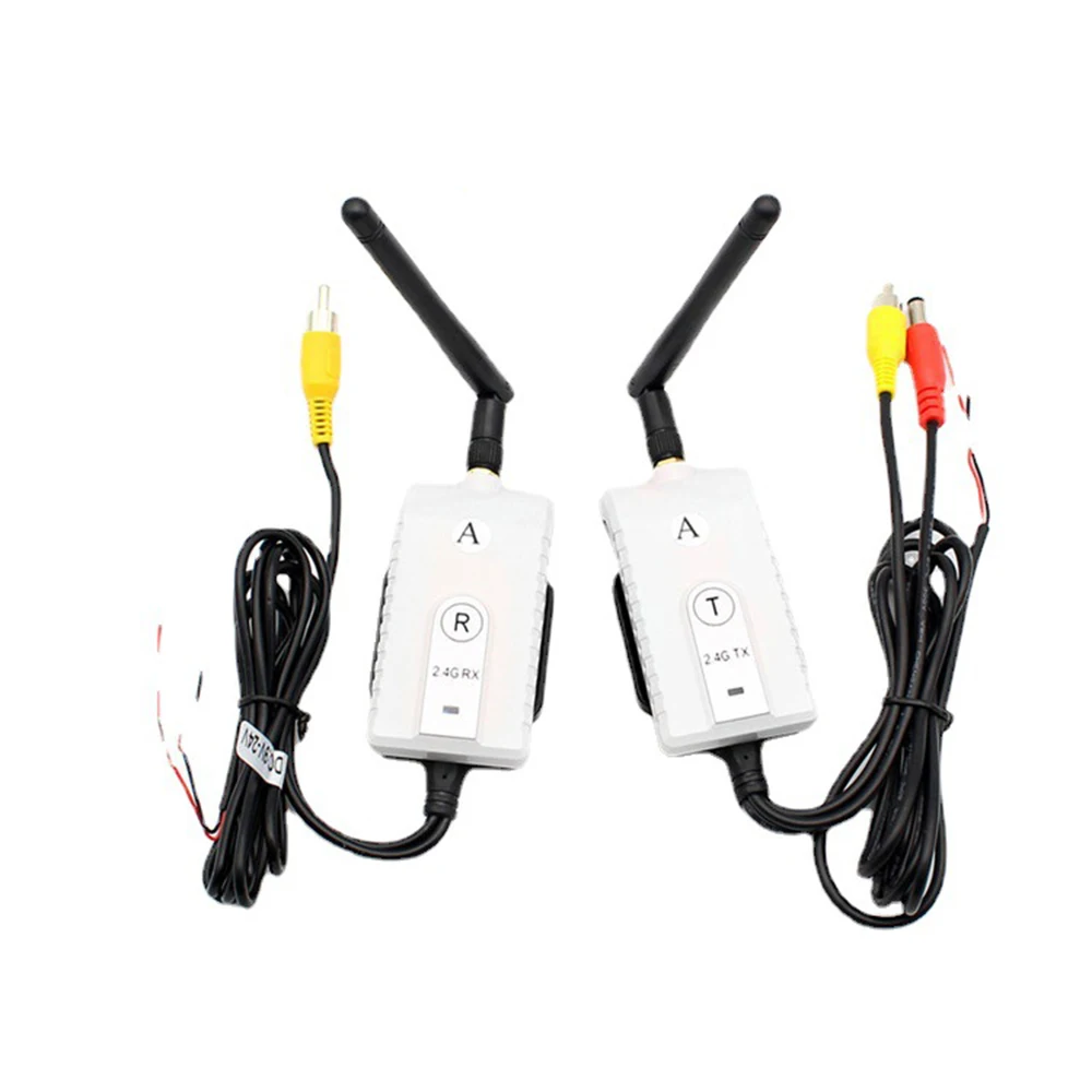 2.4 Ghz Truck Vehicle Camera Wireless Transmitter & Receiver Kit Car Rearview Camera Wireless Wiring for All RCA Video