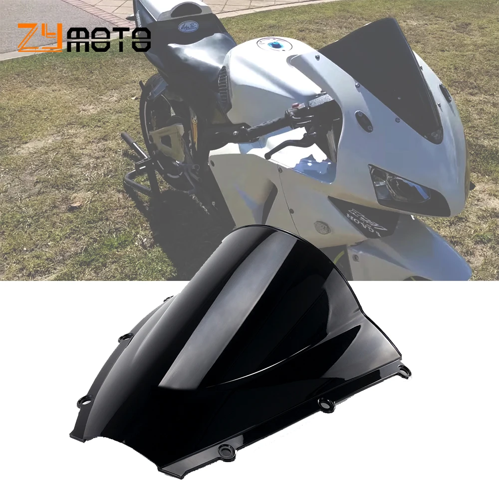 

For HONDA CBR600RR 2003 2004 F5 CBR 600 RR 600RR CBR600 Motorcycle Double Bubble Windshield WindScreen Screen Accessories