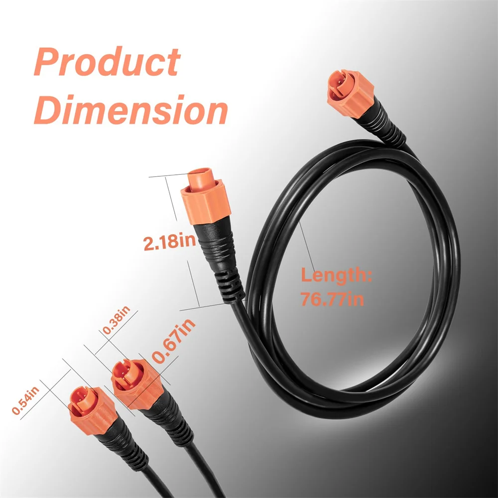 Замена кабеля Ethernet Lowrance, желтый кабель Cat5e, 6 футов, высокоскоростной, Plug & Play, водонепроницаемый, для рыбалки (art.: 3920db65d7cbb) - 3920db65d7cbb