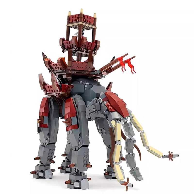 Фото Buildmoc кольца из фильма олифан слон MOC Набор строительных блоков наборы игрушки для детей подарки игрушки 1063 шт. кирпичи №2