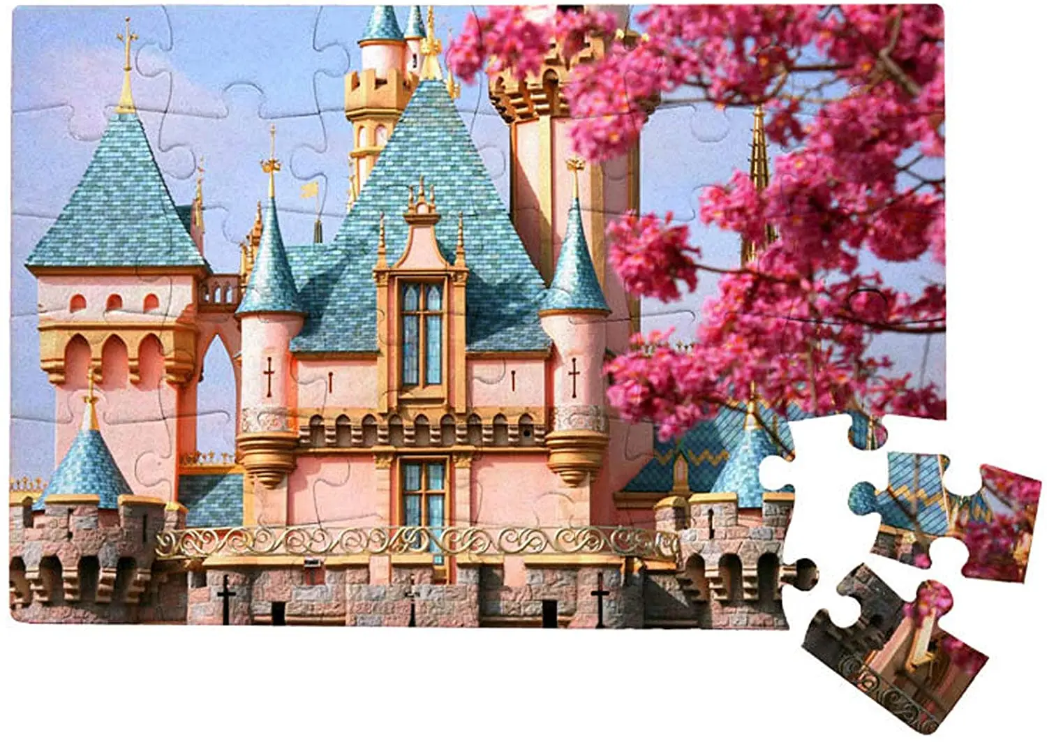 

Beautiful castle Puzzle Educational Games Home Decoration Puzzle educational toys for children 3 years
