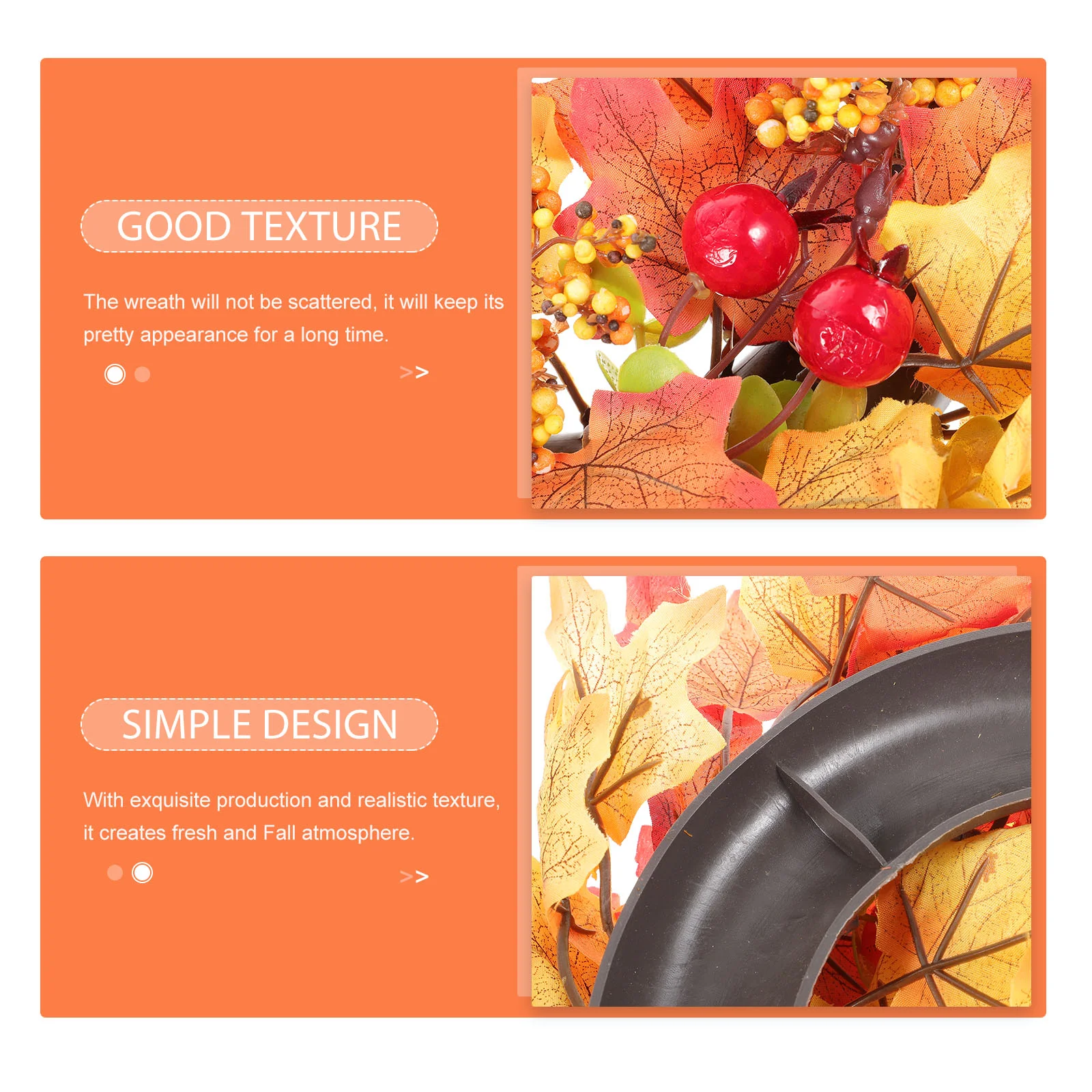 Ягодный искусственный венок декор для дома приветственная дверь 30X30 см шелковая