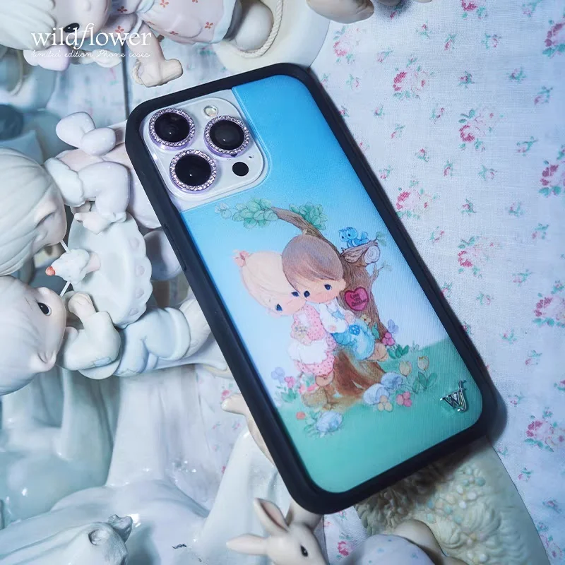 Чехол для телефона Wildflower Precious Moments для iPhone 12, 13, 14, 15, 16, 17 Pro Max Plus Air 17pro WF Angel Love Cherub, чехлы (art.: 3920ccf816968) - 3920ccf816968