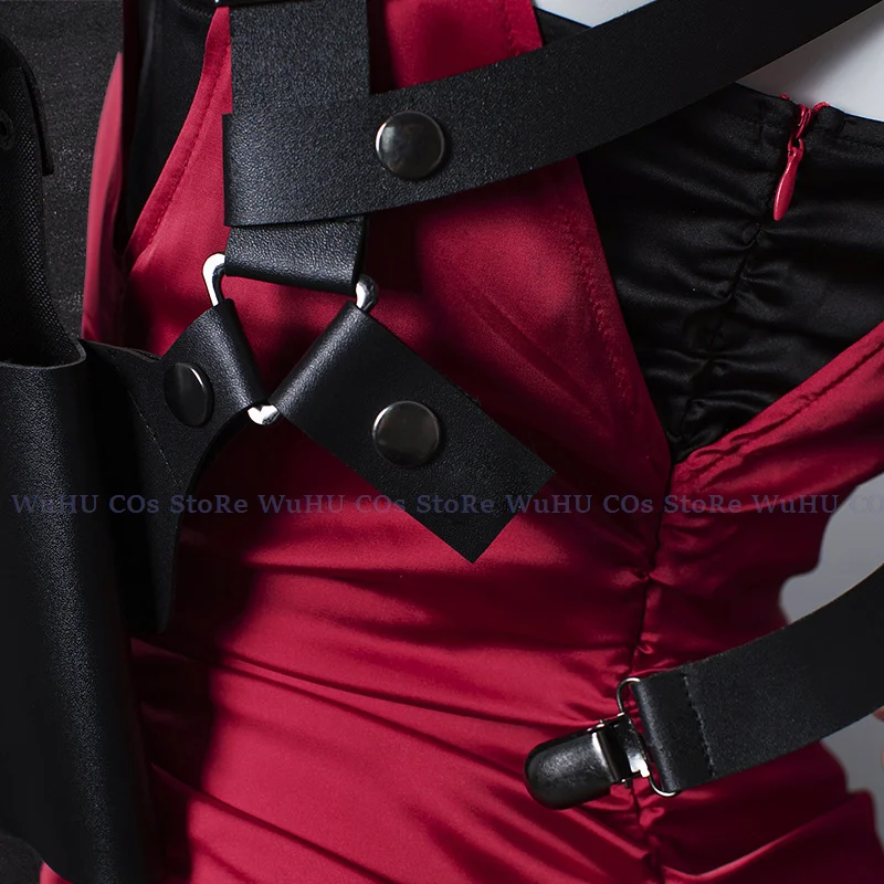 Женский костюм для косплея Resident 4 Ада Вонг парик обувь на Хэллоуин карнавал злое