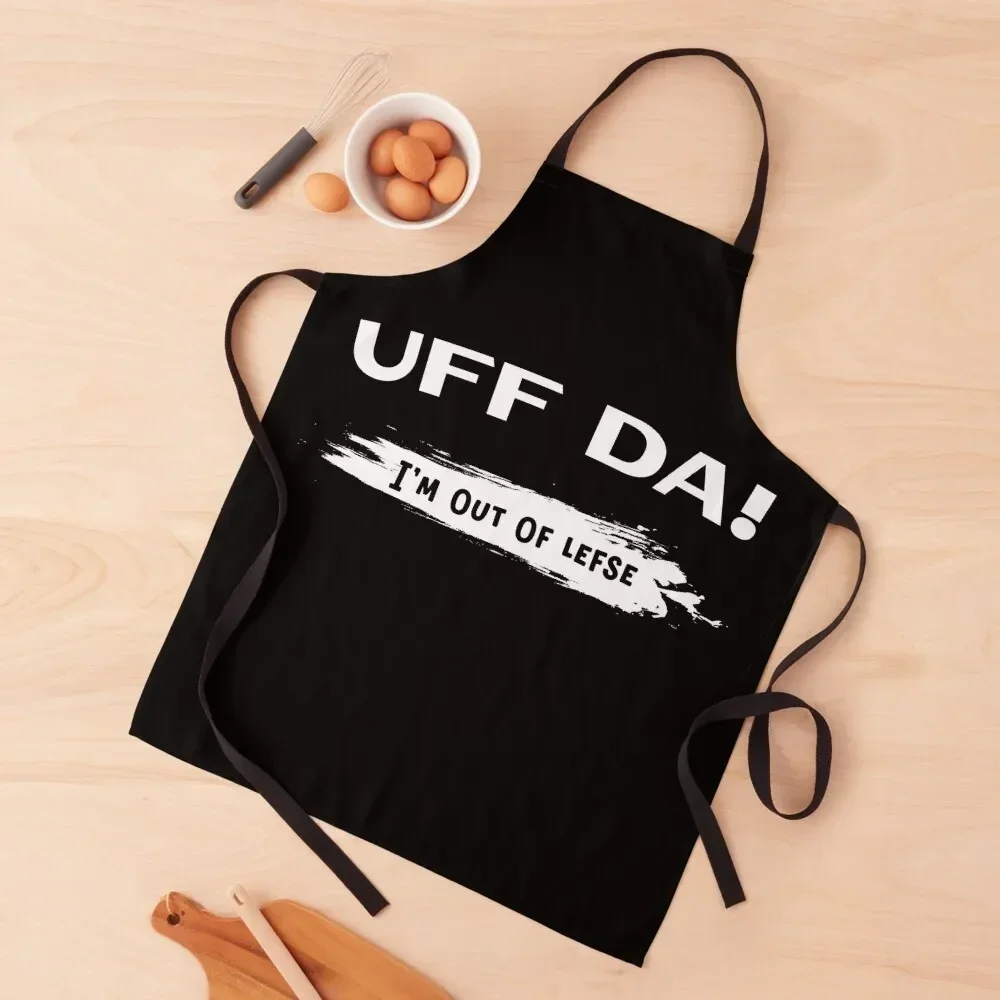 Uff Da Lefse Фартук Парикмахерская Униформа шеф-повара Женский фартук