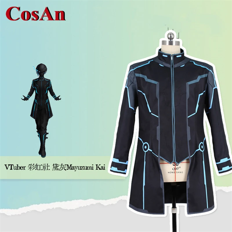 

CosAn Hot Anime VTuber Mayuzumi Kai Cosplay Costume Fahsion Uniforms Activity Party Role Play Clothing