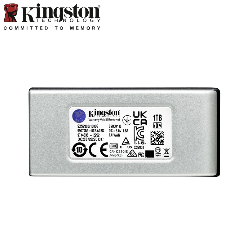 Kingston ポータブルSSD XS2000 1TB 1ТБ Внешний диск SSD Kingston XS2000, USB 3.2, запись - 2000МБ/с