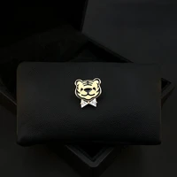 cute zodiac tiger brooch high end womens animal pins suit accessories anti exposure collar pin fixed clothes decoration jewelry