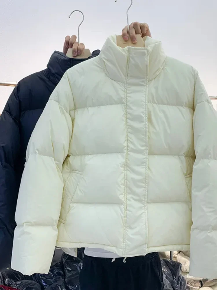 Осень-зима повседневные хлопковые стеганые куртки женские свободные толстые