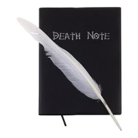 new death note cosplay notebook feather pen book animation art writing journal