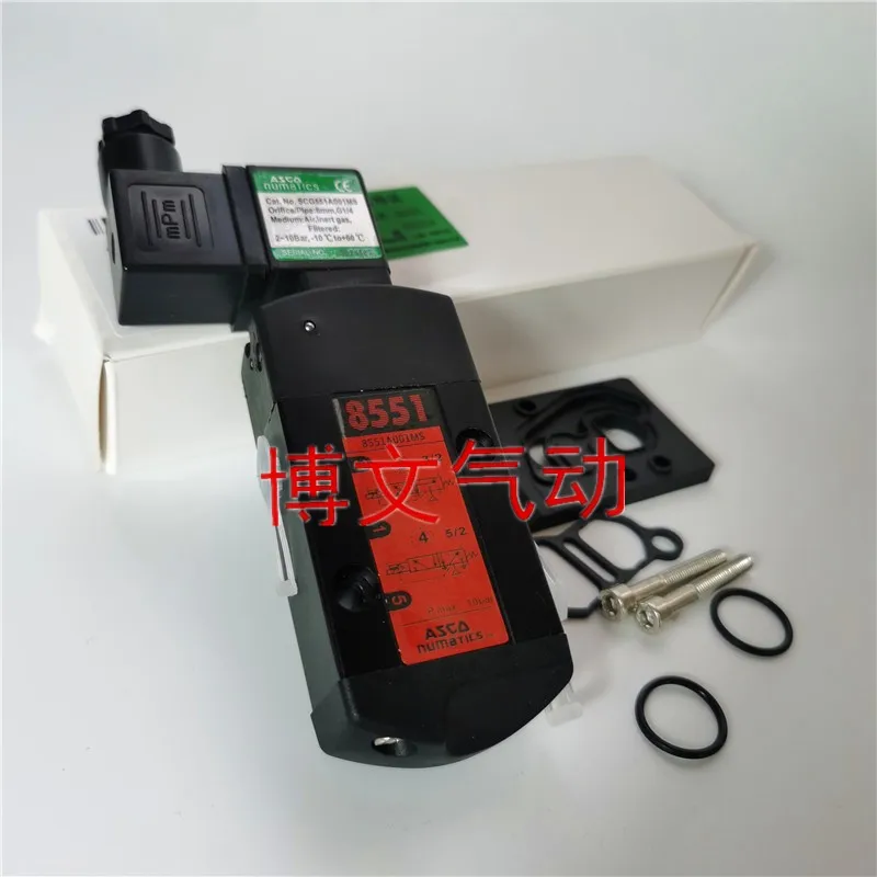 

Соленоидный клапан ASCO 8551 8551A001MS DC24V Asco двухпозиционный пятипозиционный направленный клапан