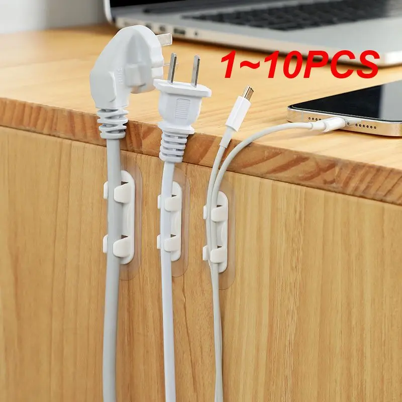 

Self Stick Wire Cable Cord Clips Clamp Table Wall Tidy Organizer Holder Wall Fixer Fastener Holder Telephone Line Winder