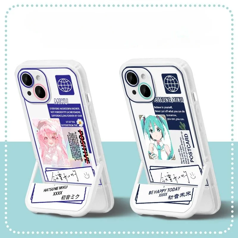 Чехол для мобильного телефона Hatsune Miku аниме милый мультяшный защитный чехол
