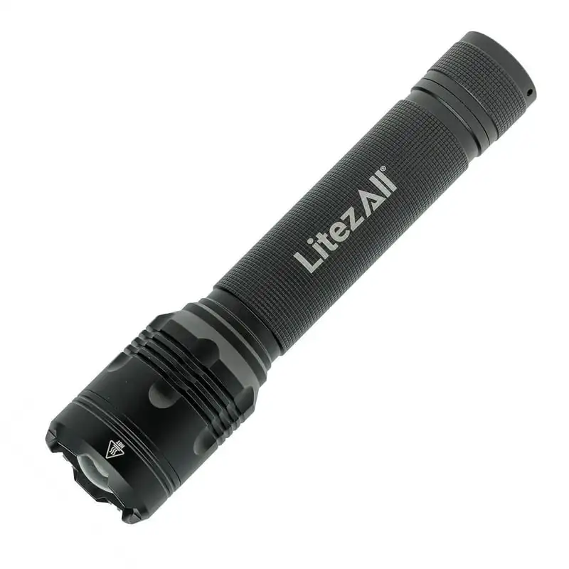 

COB LED 4000 Lumens Tactical Flashlight includes 9 AA Batteries