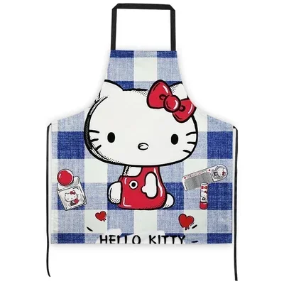 Sanrio Hello Kitty кухонный бытовой фартук для женщин и детей маслостойкий