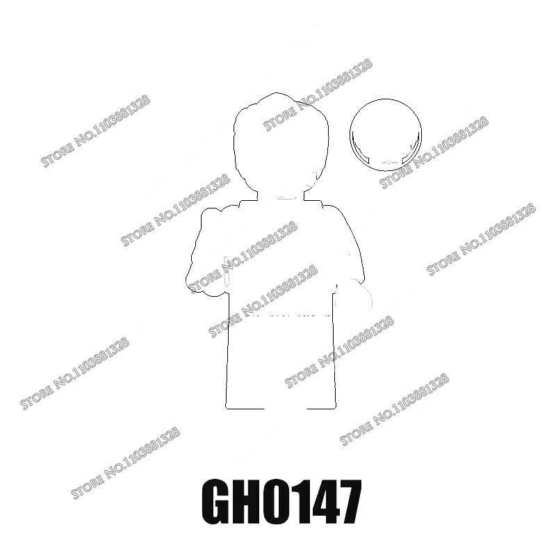 Фото G0119 Мини-фигурки из фильмов, строительные блоки, кирпичи, игрушки GH0143 GH0144 GH0145 GH0146 GH0147 GH0148 GH0149 GH0150, игрушки «сделай сам» №5