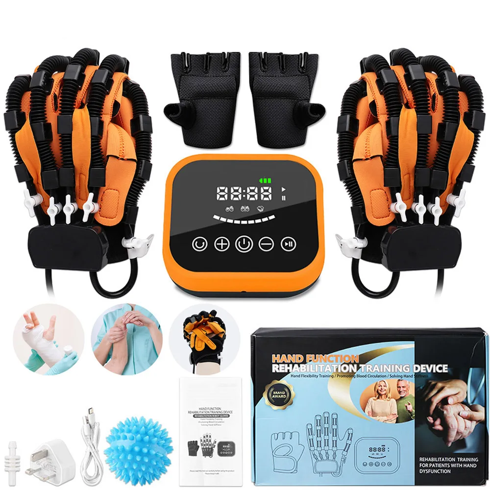 

Hand Rehabilitation Robot Hand Massager Massage Gloves Braces Supports Bone Care Hand Training Stroke Hemiplegia Finger Trainer