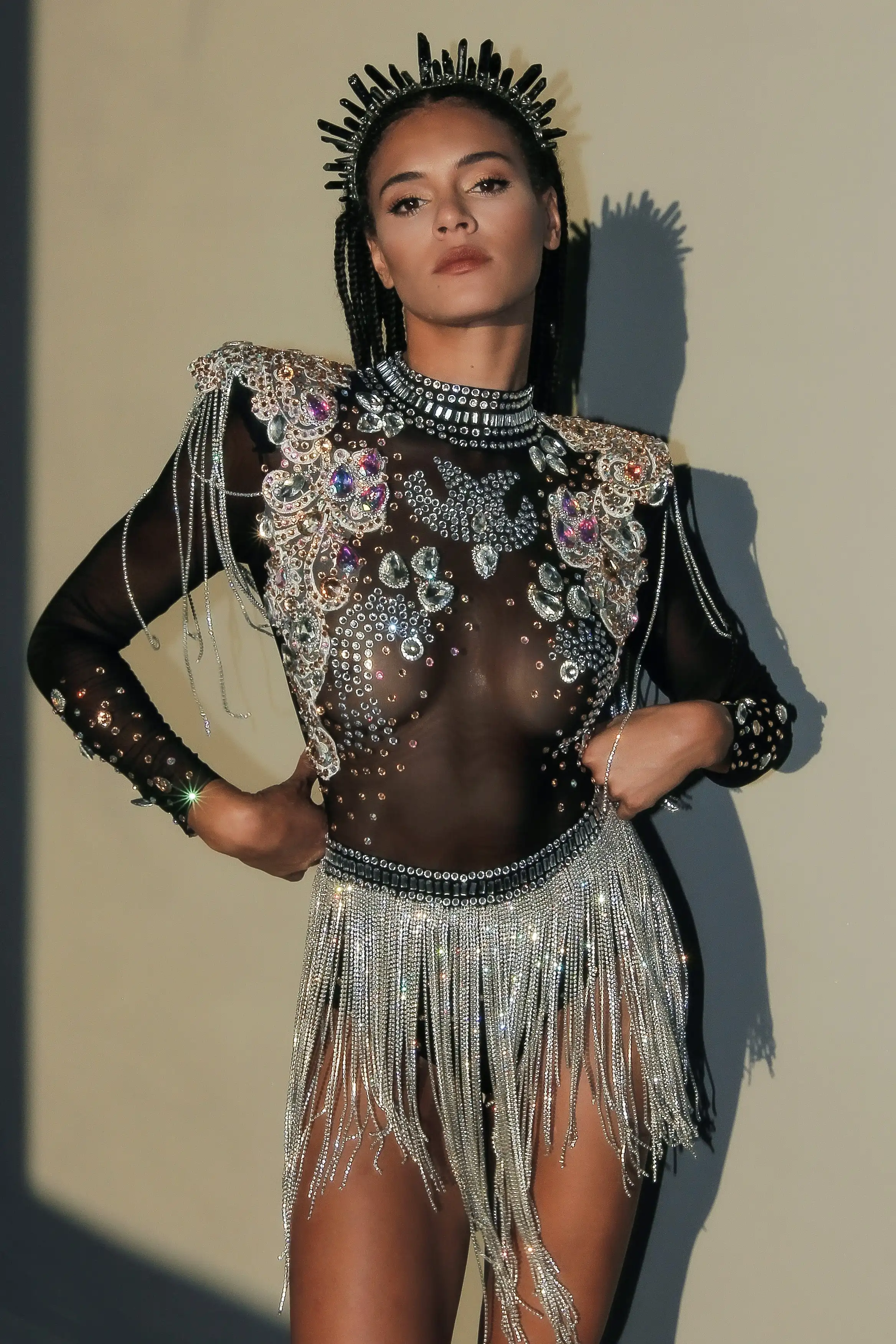 Блестящий женский сплошной короткий комбинезон сексуальный сетчатый с