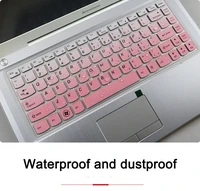 14 laptop keyboard protector for lenovo ideapad anti dust notebook laptop keyboard sticker desk set office desk accessories