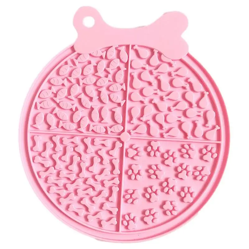

Lick Mat For Dogs Suction Cup Licky Pads Safe And Food Grade Dog Lick Mat Slow Feeder For Food Peanut Butter Treats Yogurt Gifts
