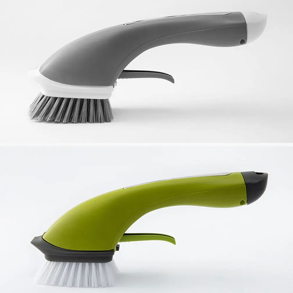 

Multifunctional Kitchen Cleaning Pot Brush Long-handled Dishwashing Brush