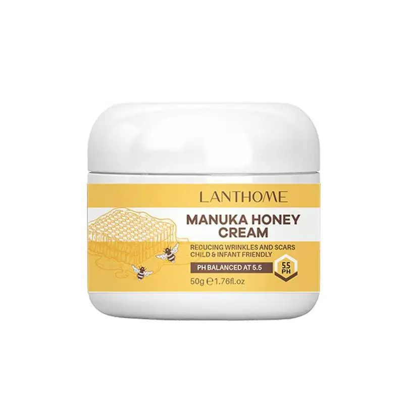 

Honey Face Cream Moisturizing For Acne Repair Anti-aging Skin Care Beauty Firming Cream Water-locking Gel X2z9