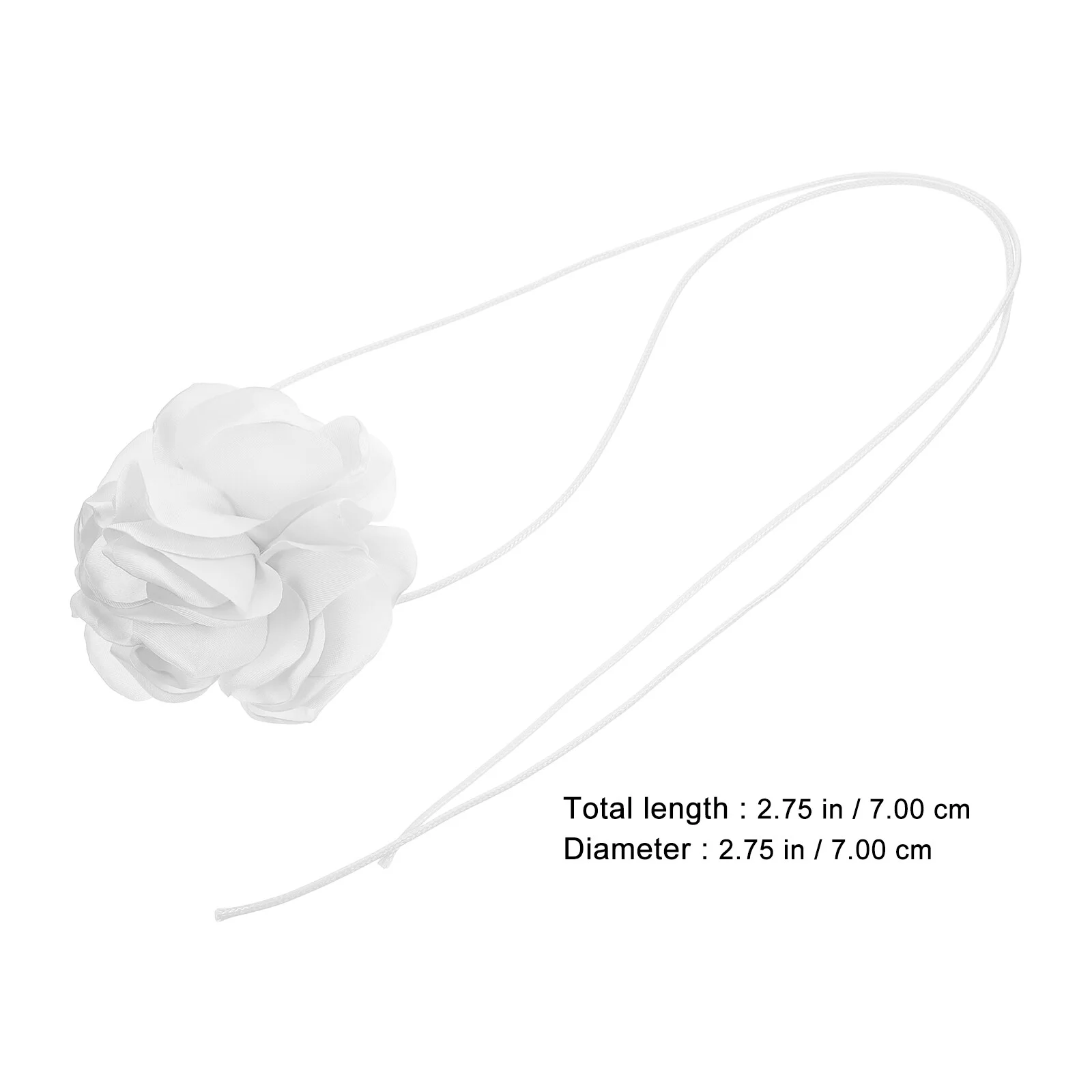 Floral Belt Choker Necklaces Woman Flower Fashionable Chokers Girls Waist Chain Cloth Miss