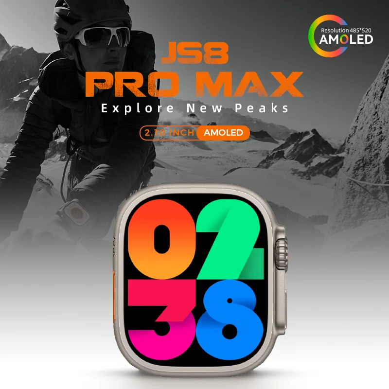 

Новинка 2023, мужские умные часы JS8 Pro Max Ultra с AMOLED экраном 49 мм, диагональ экрана 2,1 дюйма; Стандартные умные часы с измерением кровяного давления, фитнес-часы PK H11 hello HK8