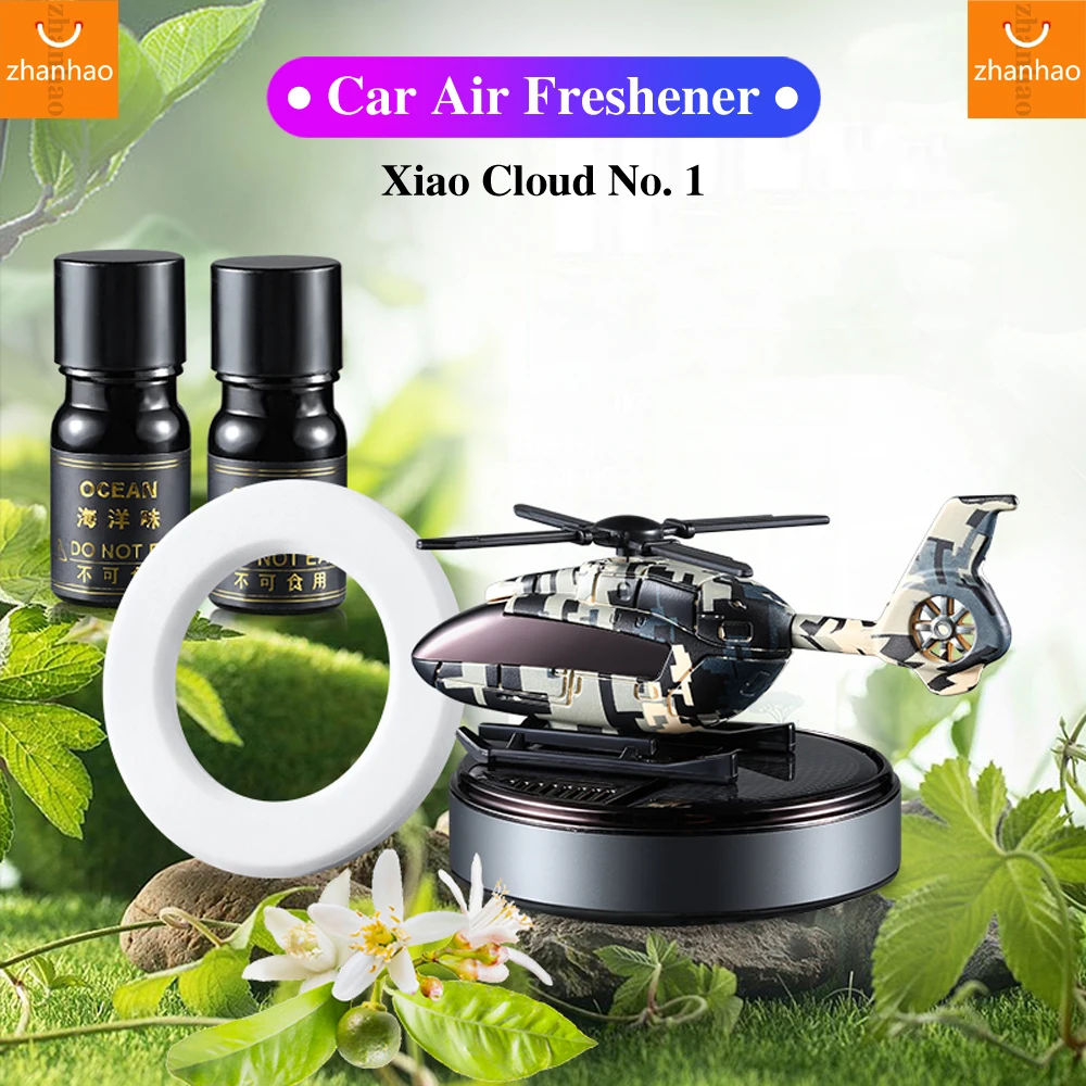 

Car Air Freshener Solar Helicopter Interior Accessories Decoration Propeller Rotating Auto Flavoring ​Perfume Diffuser Supplies