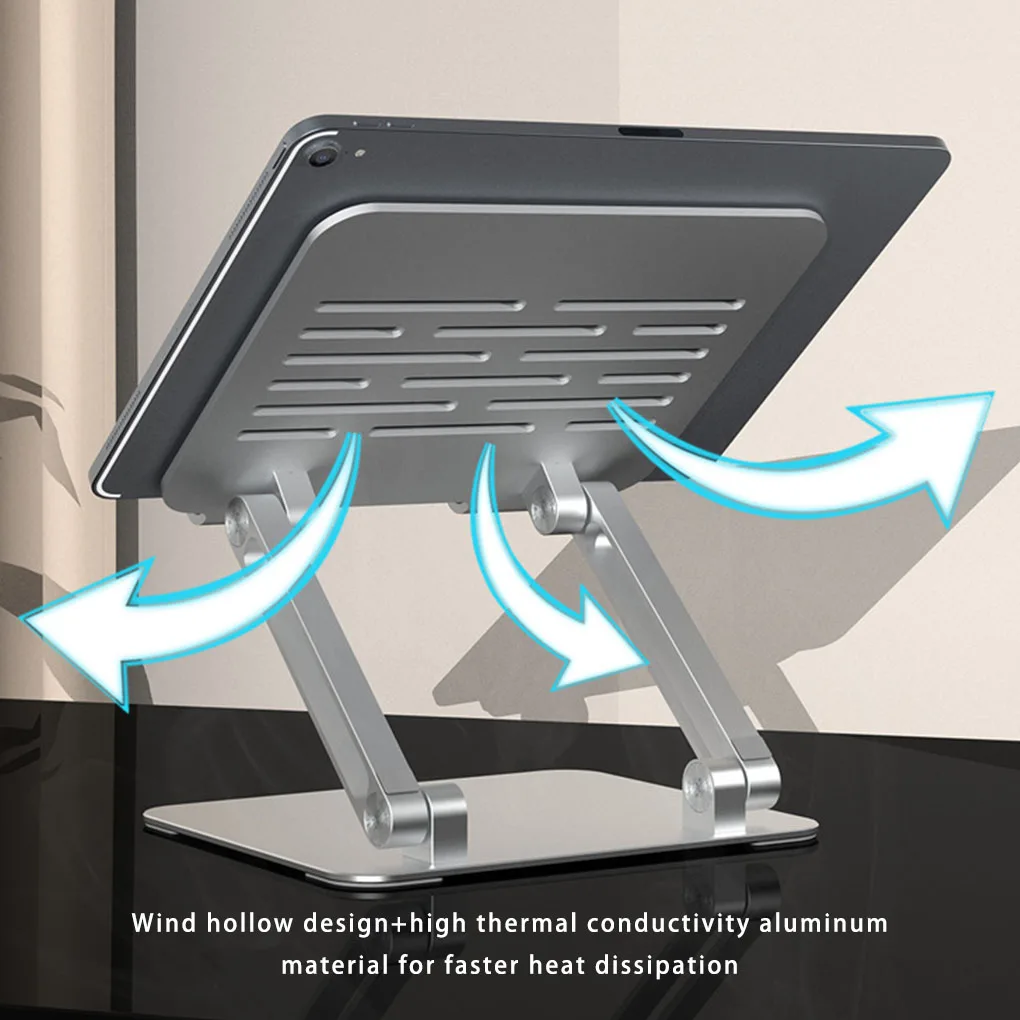 

Tablet Stand Aluminum Alloy Bracket Foldable Mount Working Painting