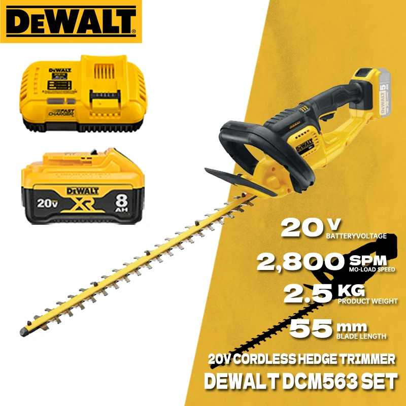 Dcm563 20v Lawn Mowing Power Tools Household Electric Pruning Saw For Garden Dcb118 Dcb115