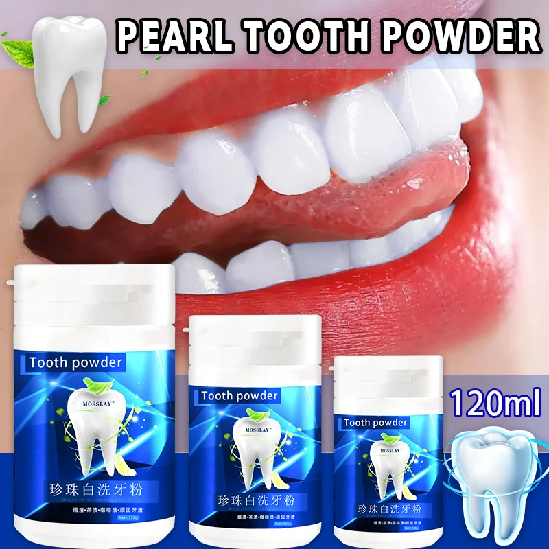 

MOSSLAY - Teeth Whitening, Plaque Remover, Toothpaste, Pearl Powder, Cleaning, Oral Hygiene, Toothbrush, Dental Tools
