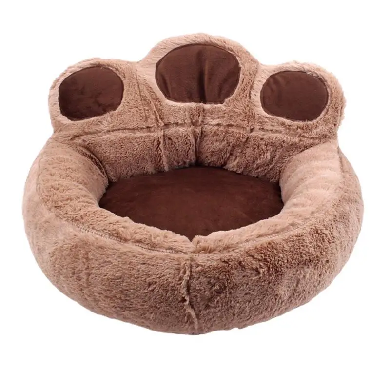 

Plush Dog Kennel Washable Short Plush Warming Dog Cat Kennel Lovely Washable Fluffy Faux Fur Plush Dog Cat Cushion Bed For Small