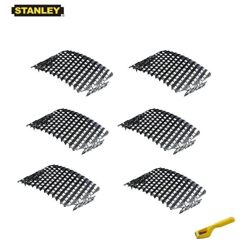 Stanley 6-piece 21-515 Surform Blade Shaver Replacement Blades Small For Woodworking  Fiberglass Plastic Concrete Tools