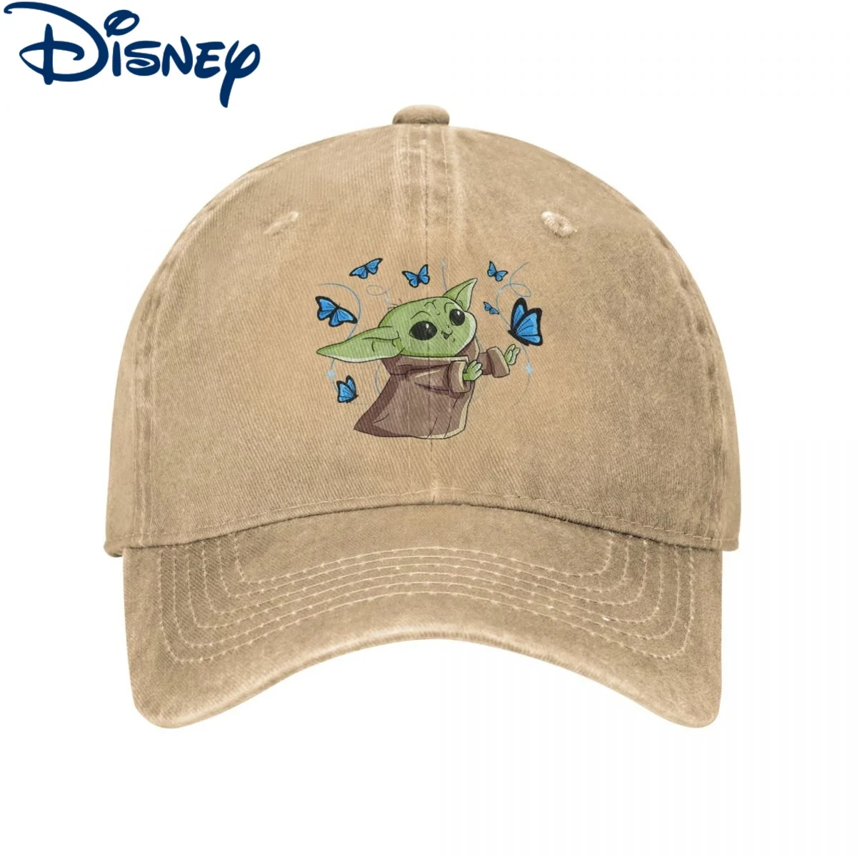 

Disney Star Sci Fi Men Women Baseball Caps The Child Baby Yoda Distressed Denim Hats Cap Vintage Outdoor Headwear