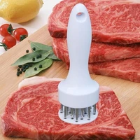 high quality stainless steel steak pork chops quick loose needle practical tenderizer tender hammer kitchen cooking accessories