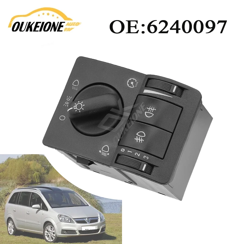 

Headlight Switch Main Light Fog Lamp Control for Opel Astra G F70 T98 Wagon Vauxhall 6240097 Car Replacement Parts 90437440