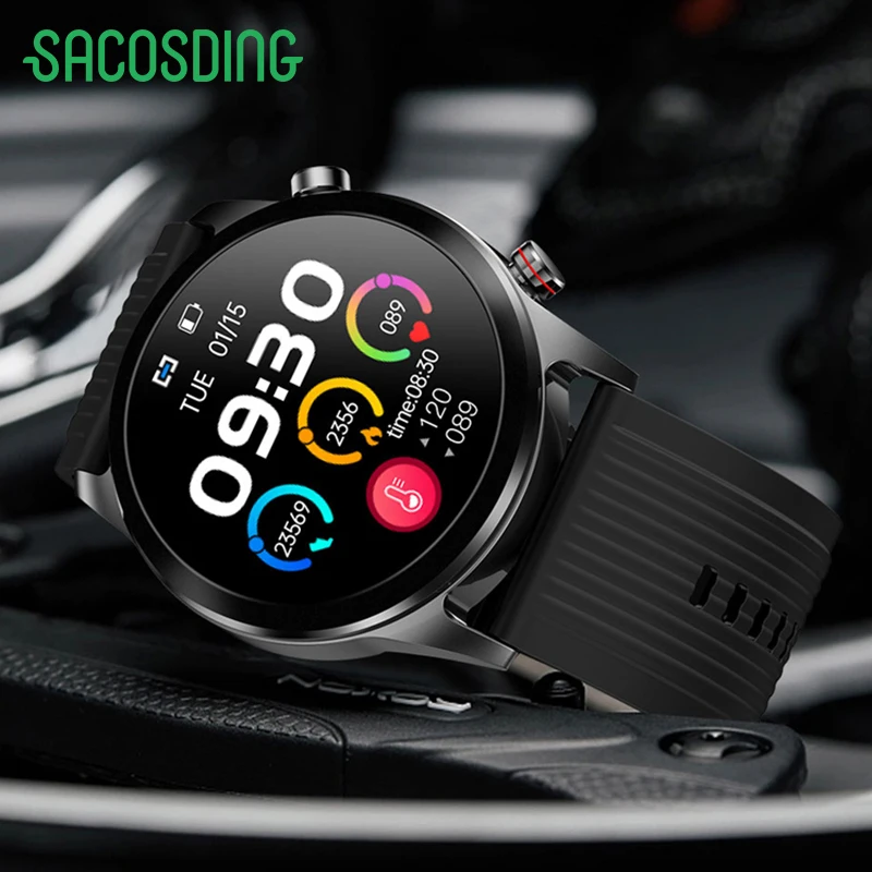 

Air Pump Airbag Smart Watch Accurate Blood Pressure Measurement True Blood Oxygen Monitoring Body Temperature Warning Smartwatch