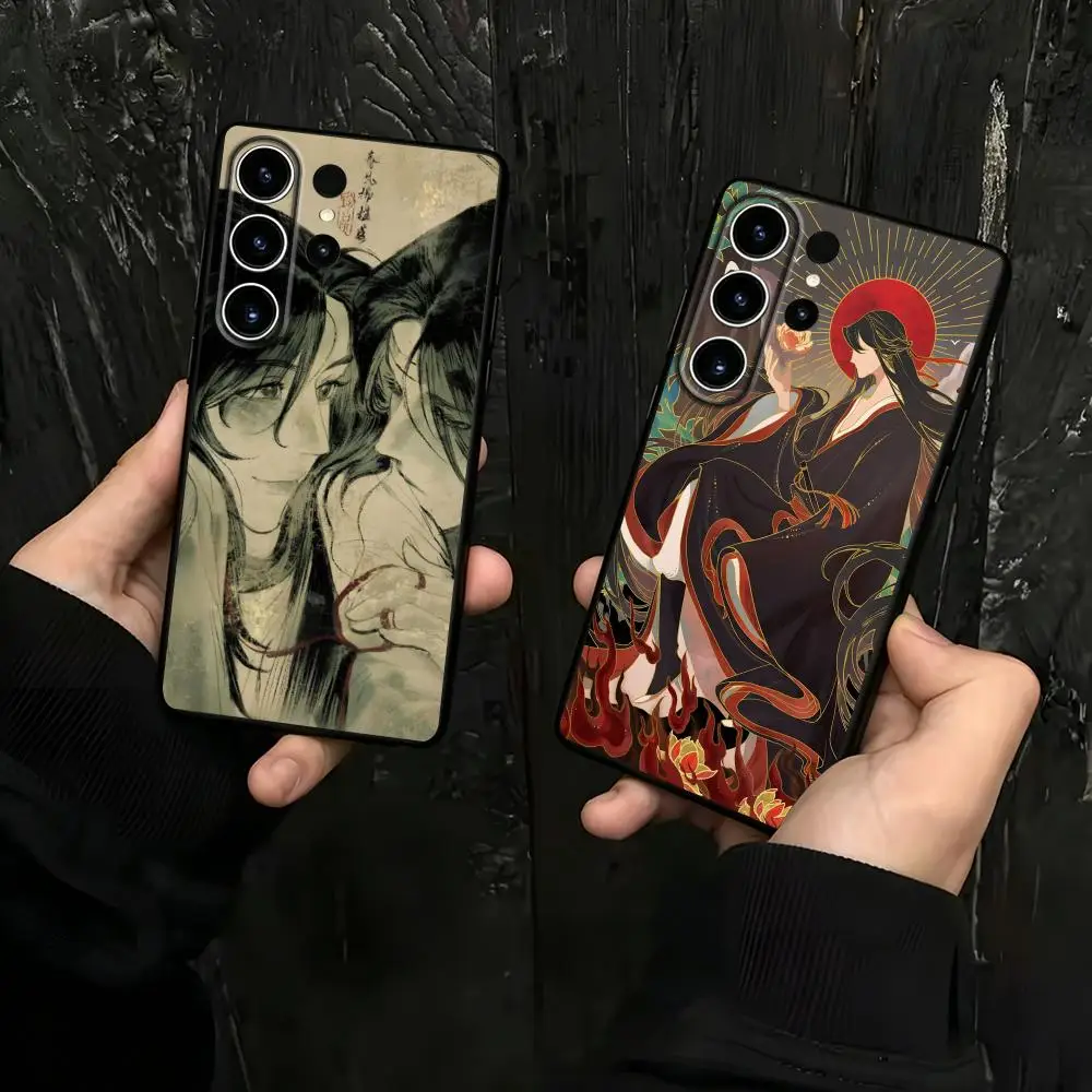 Фото Популярный аниме-чехол Mo Dao Zu Shi для Samsung Galaxy S26 S25 S24 S23 S22 S21 S20 Plus Ultra Note20, мягкий, черный №1