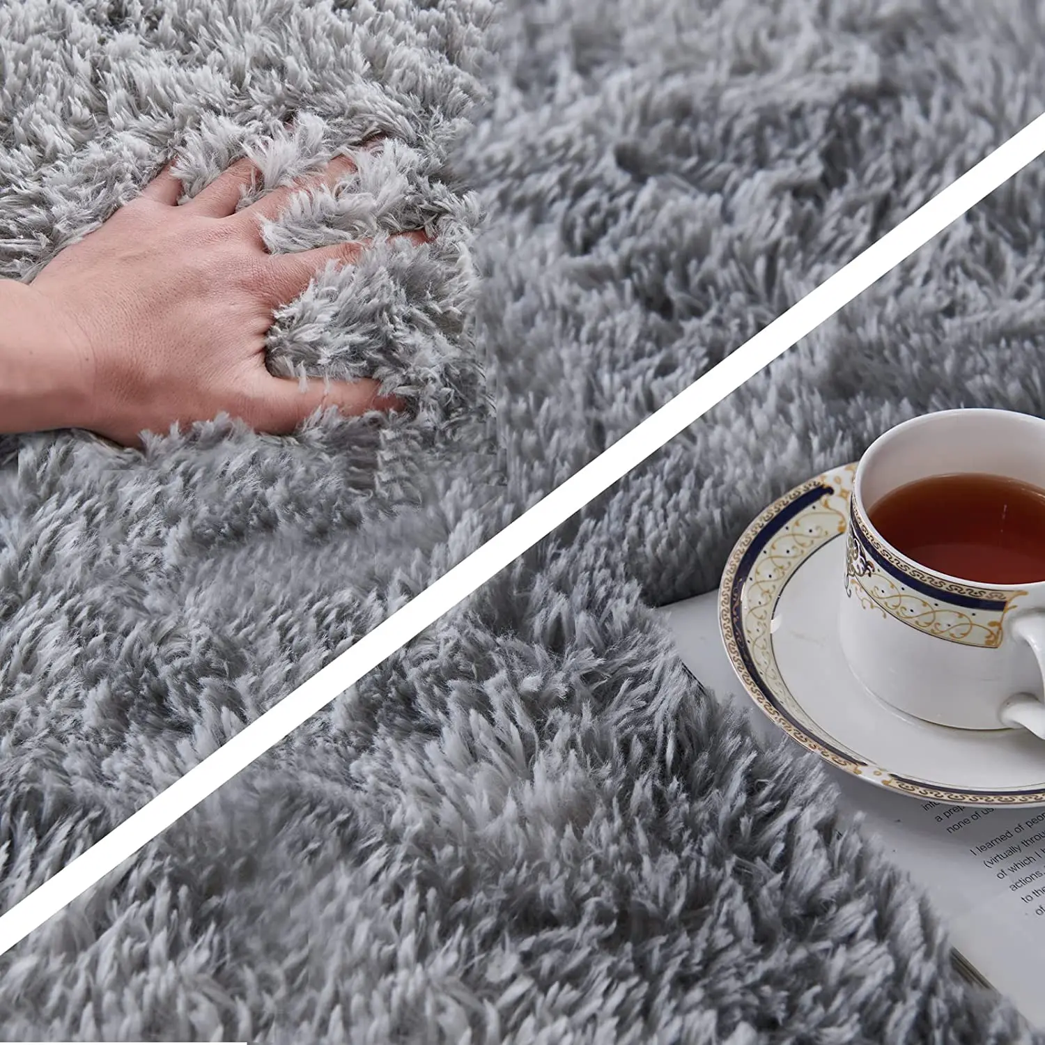 Коврики Shag для детской комнаты Сверхмягкие комнатные современные рандомные