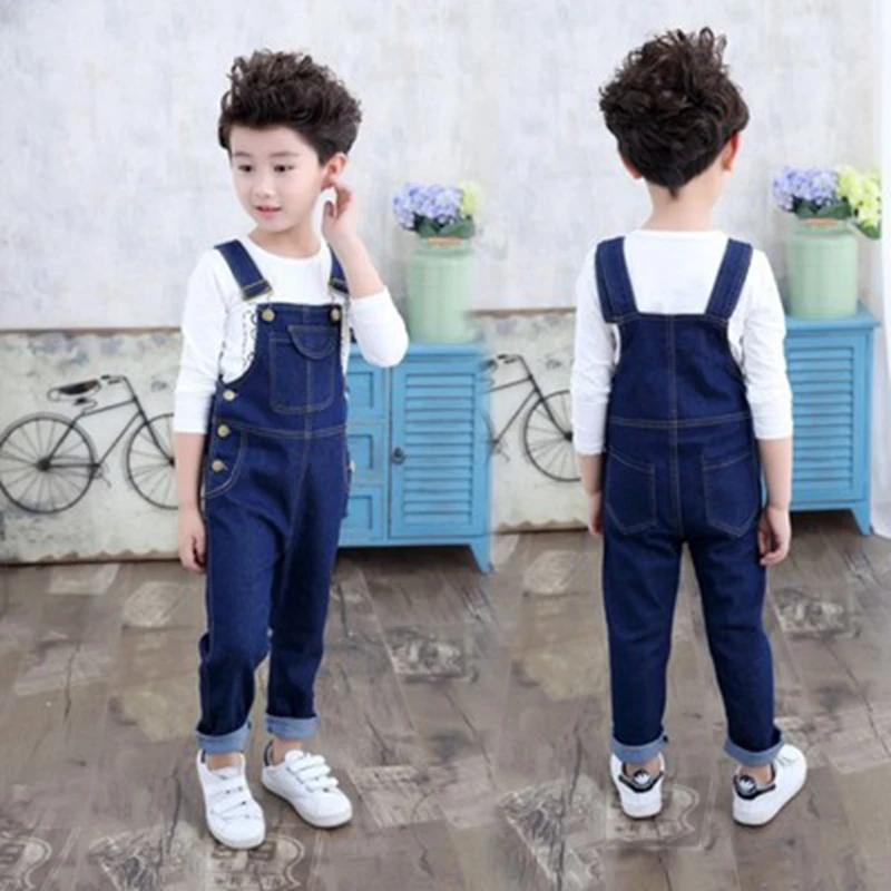 

11 Dungarees For Jumpsuit 4 13 Children Jeans For Years Boys Pocket 5 Denim 9 Spring Age Kids Pants Overalls Teenagers Girls 7