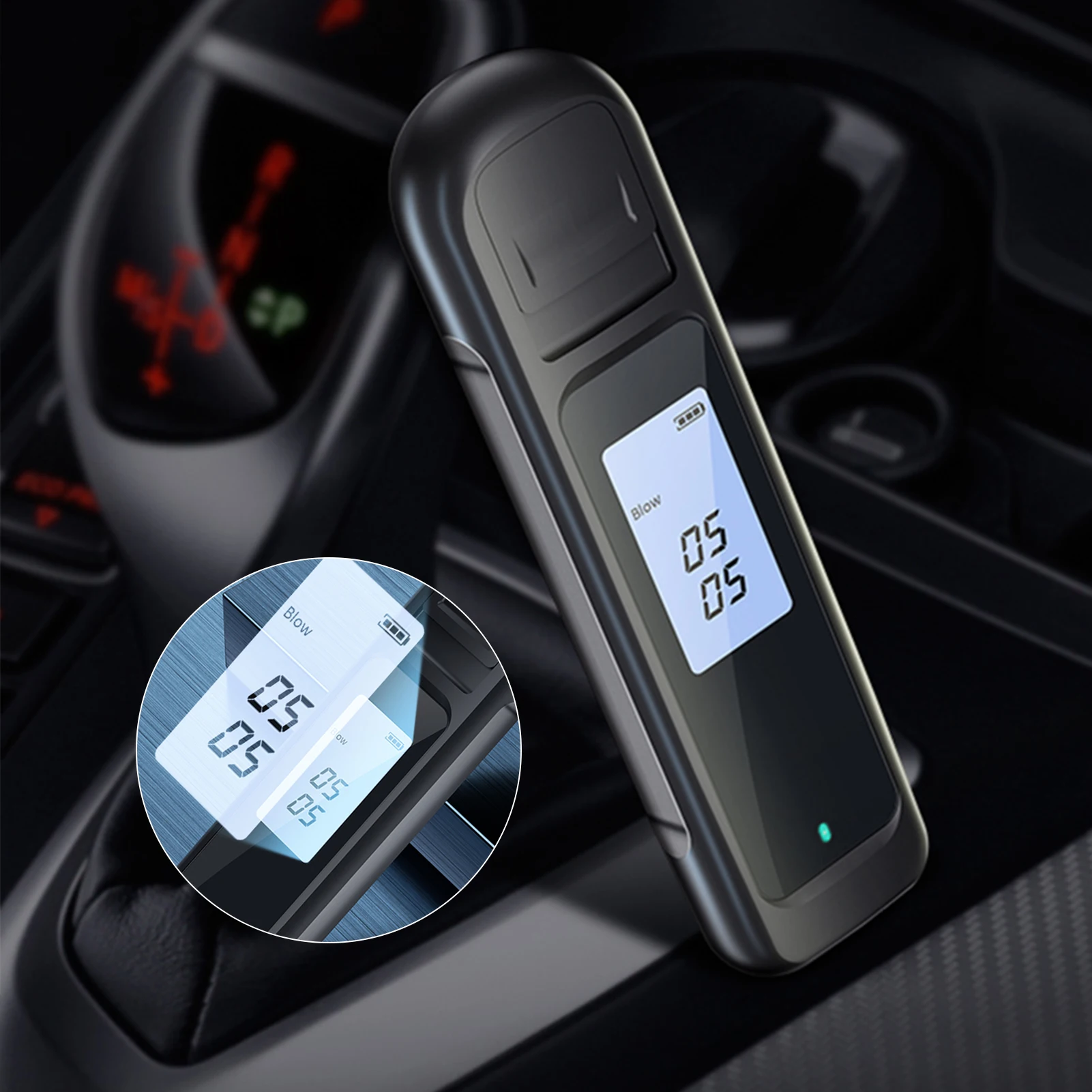 USB Перезаряжаемый алкотестер тестер DUI цифровой ЖК-дисплей анализатор дыхания