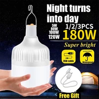 123pcs outdoor usb rechargeable mobile led lamp bulbs emergency light portable hook up camping lights home decor night light