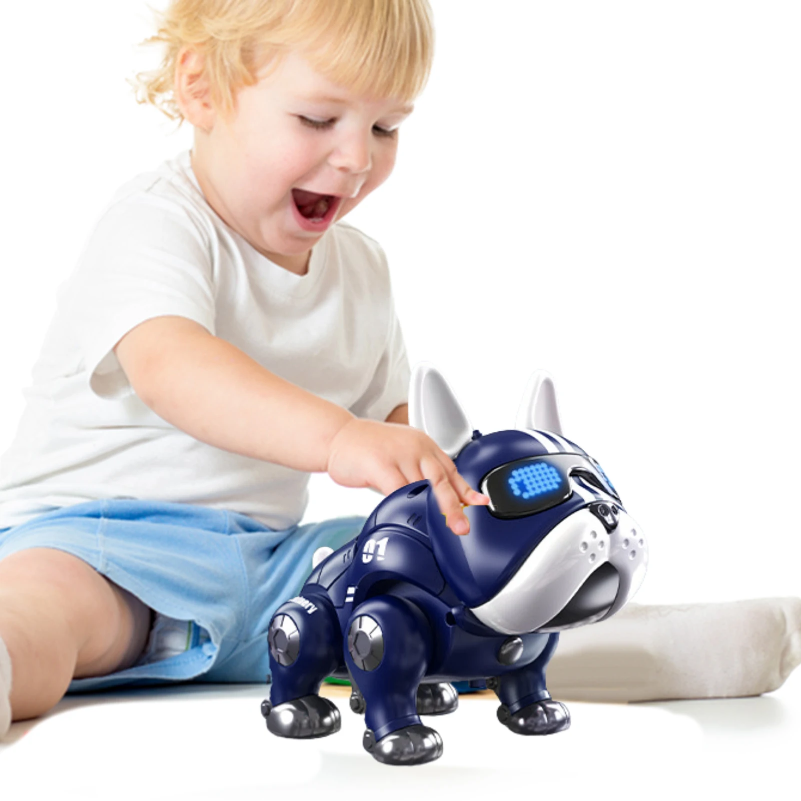 

Robot Dog Toy Toy Dogs That Walk And Dance Free Moveable Electronic Pets Dancing Robot For Kids Boys And Girls Adults Tabletop
