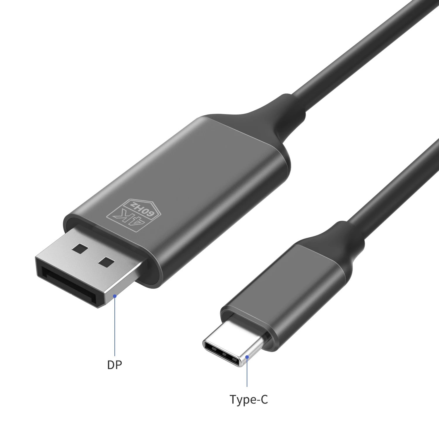 

Thunderbolt 3 USB C DP1.4 4K 60Hz Cable Type C to DisplayPort Adapter Cable for Macbook Air Ipad Pro Samsung S21 Pixelbook XPS