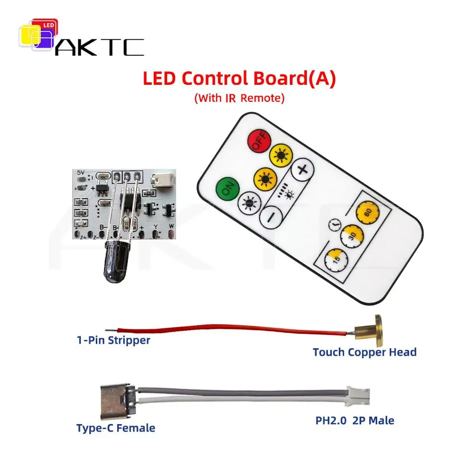 

5 шт. Сенсорный RGB контроллер Ankatec 5В 2А