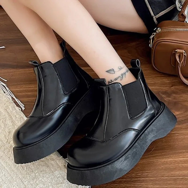 Ботильоны женские из натуральной кожи