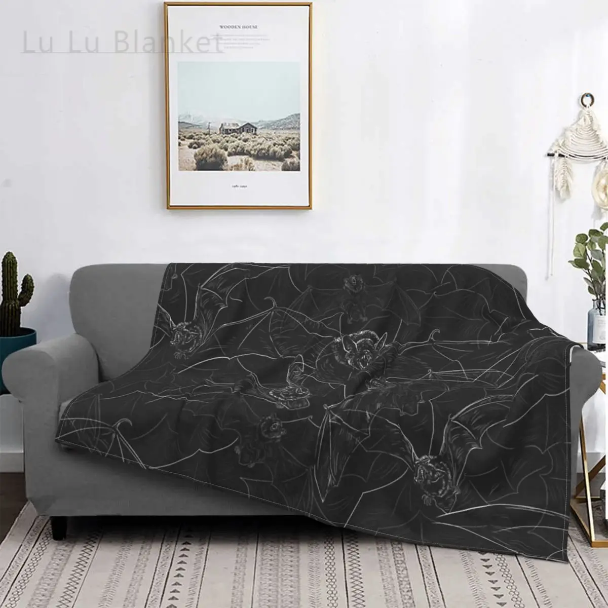 

Bat Attack Throw Blanket Throw Blanket For Sofa Bedspreads Furry Winter Fur Blanket Bed Linen Wearable Blanket With Sleeves